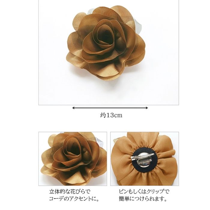 コサージュ 結婚式 用 華やかバラ花コサージュ上品卒業式入学式
