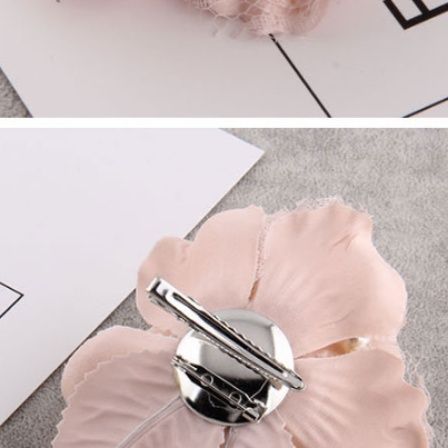 コサージュ 結婚式 薔薇とパール飾りの上品な花束風コサージュ