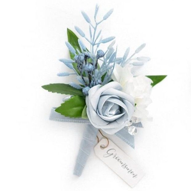 コサージュ 卒業式薔薇と小花のエレガント卒業式コサージュ