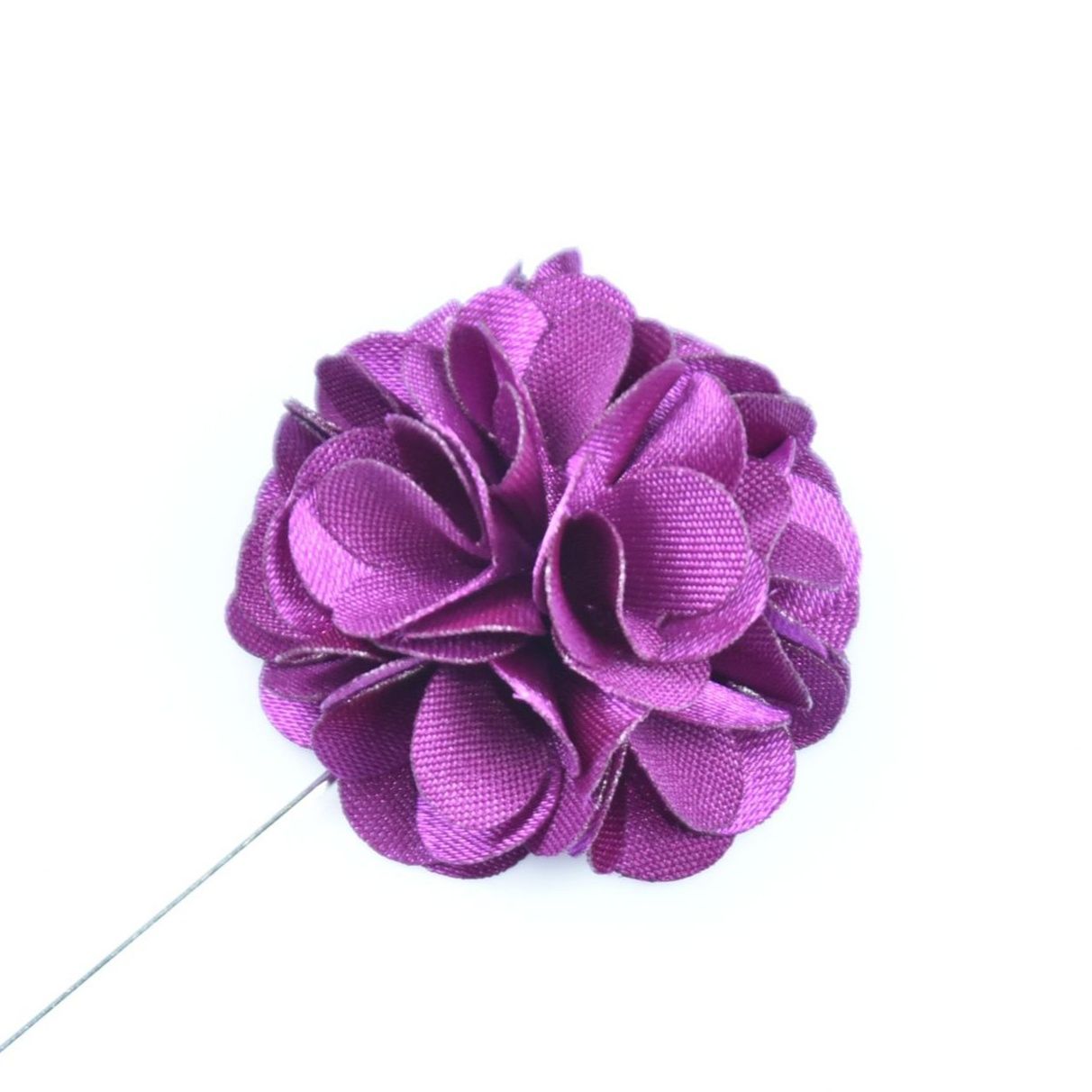 コサージュ結婚式 華やかな立体花モチーフのピンブローチ三色セット