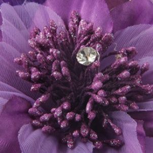 コサージュ 卒業式羽根とリーフ付き華やか立体花コサージュ