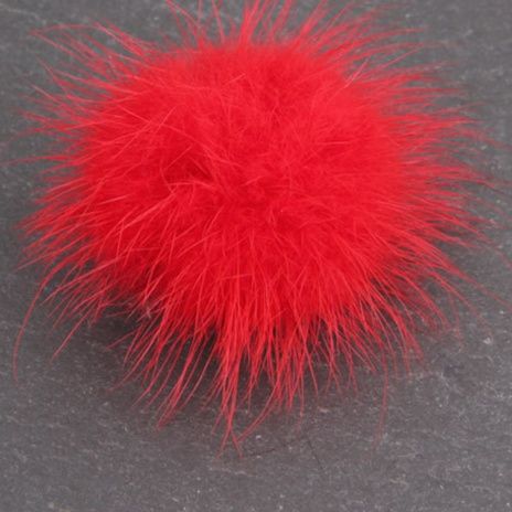 コサージュ ふんわりファー丸型コサージュ 結婚式