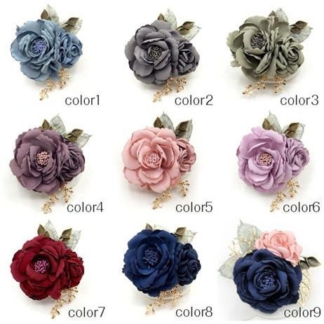 入学式コサージュレディース上品薔薇デザイン