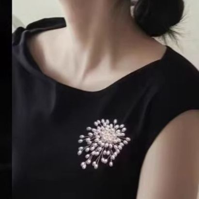 コサージュ パール花火モチーフ華やかコサージュ　結婚式