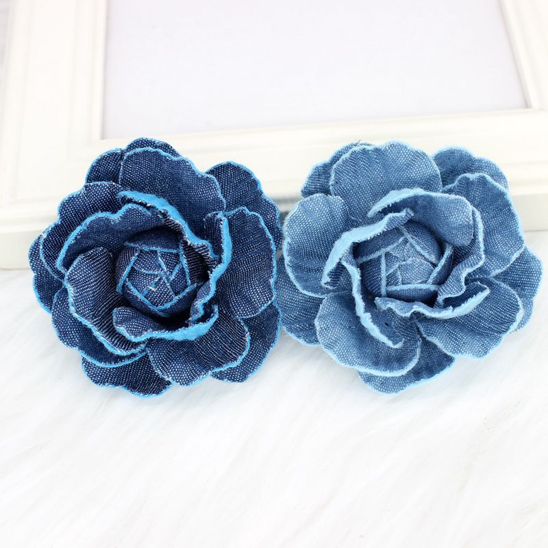 上品な花びら重ねツインフラワーコサージュ卒業式