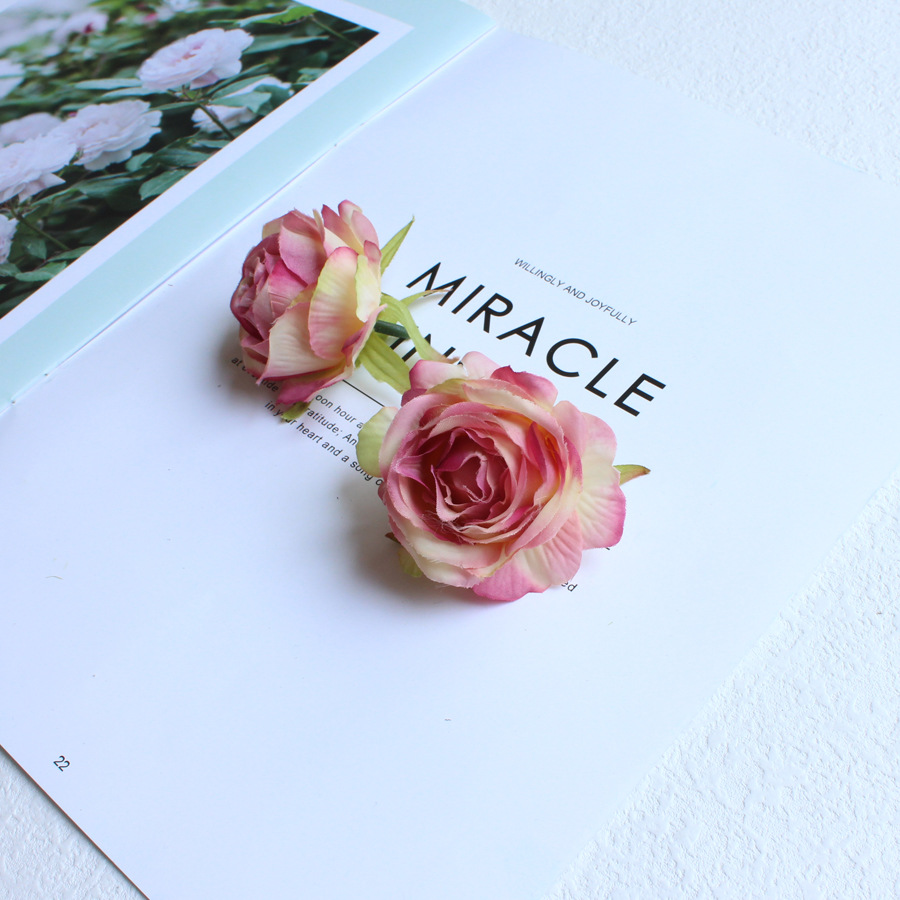 コサージュ 薔薇花髪飾り多色セット華やか胸元装身具