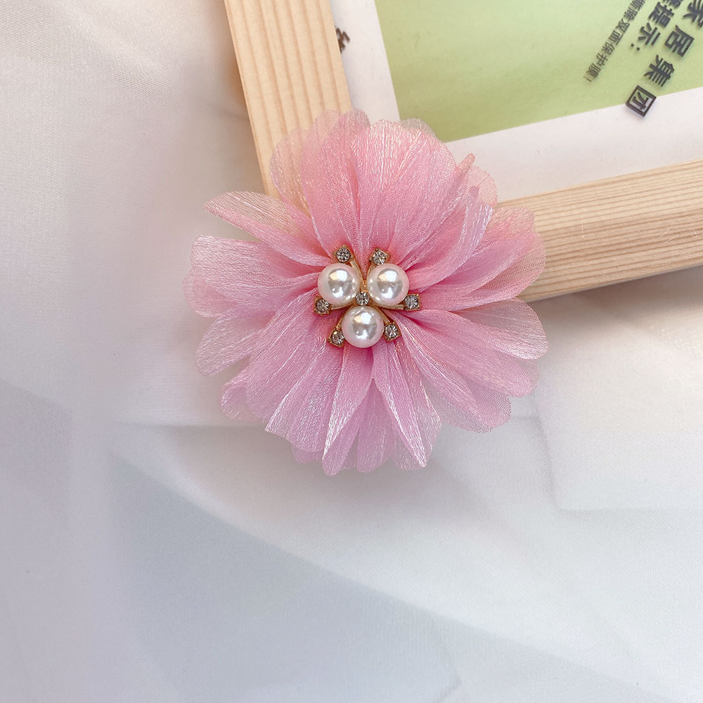 コサージュ 華やか花びら真珠のコサージュ