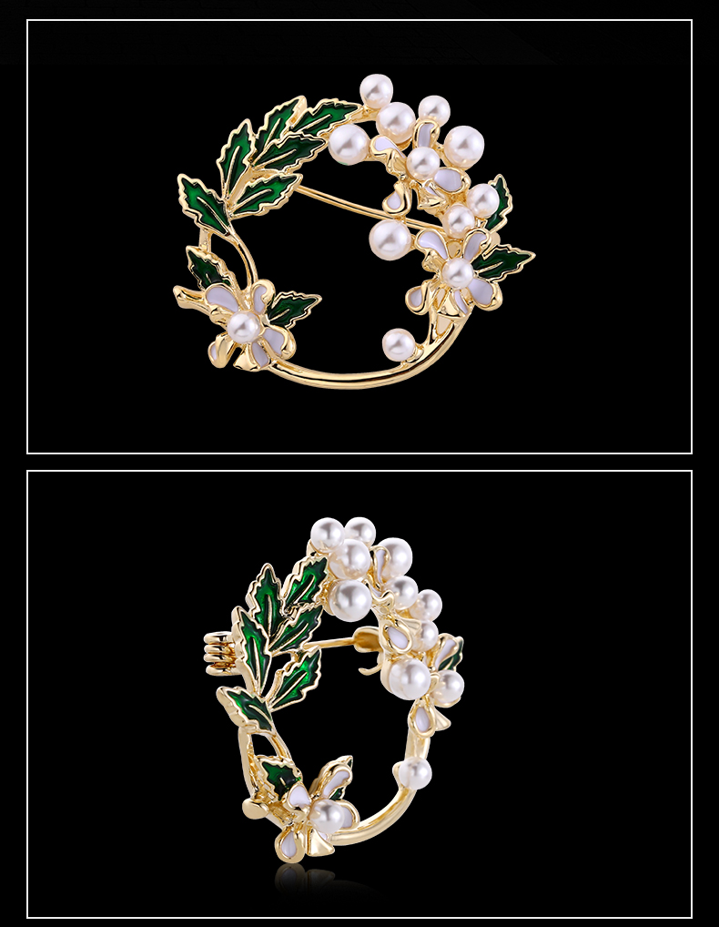 コサージュ 花輪の輝き 上品な花コサージュ