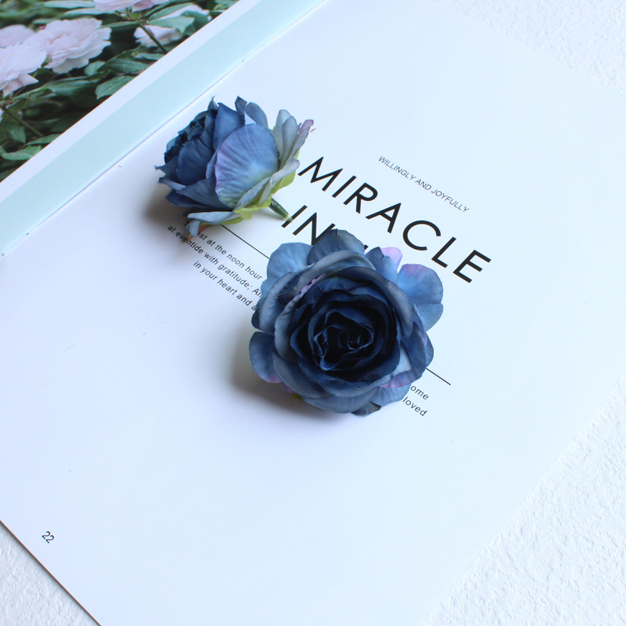 コサージュ 薔薇花髪飾り多色セット華やか胸元装身具