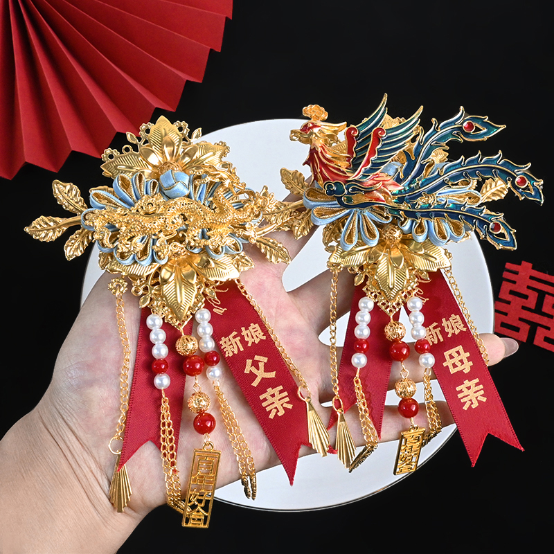 コサージュ 鳳凰花嫁コサージュ