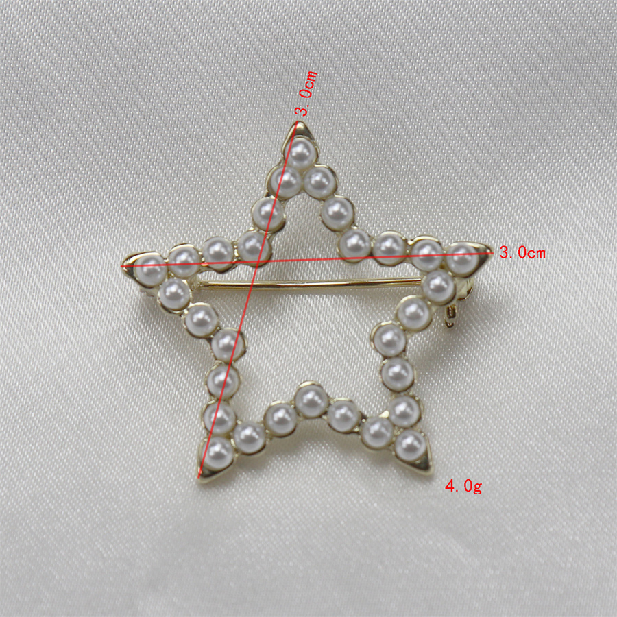 真珠ハート星型ブローチ 結婚式着物用 華やかコサージュ