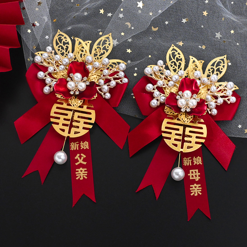 コサージュ 祝福の舞 新郎新婦コサージュ