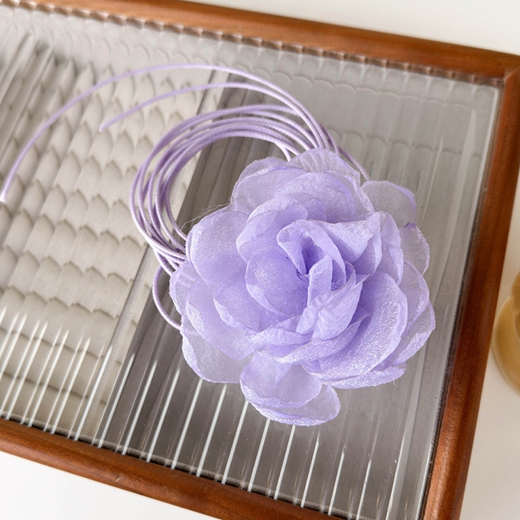コサージュ しなやか花びらのローズコサージュ