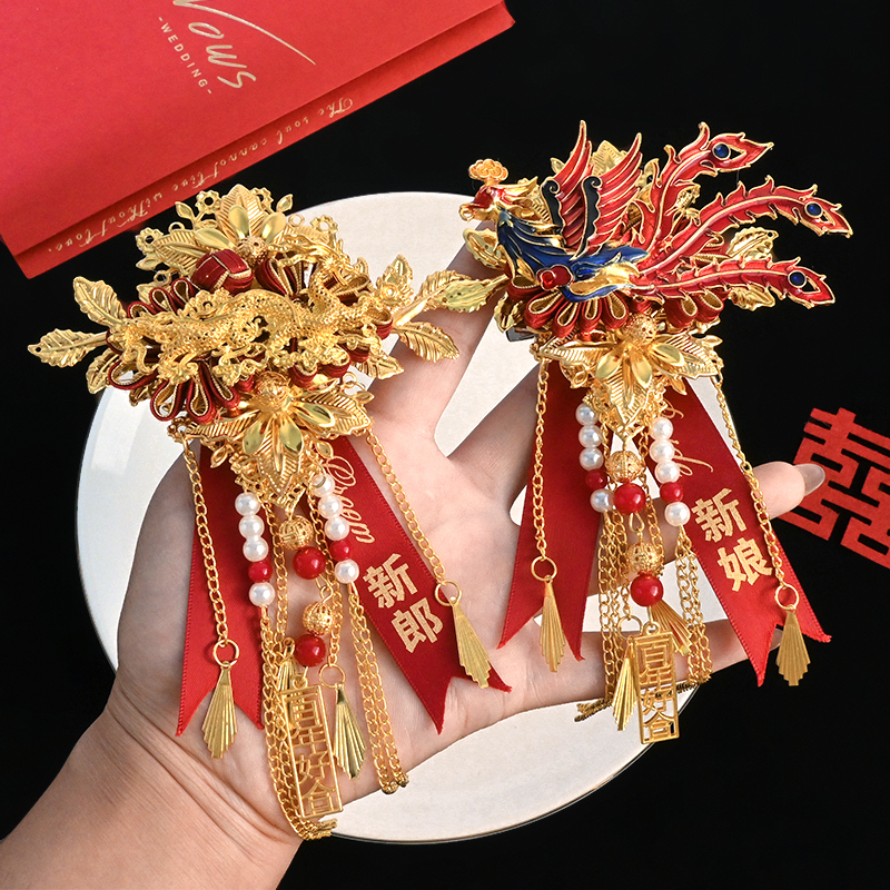 コサージュ 鳳凰花嫁コサージュ