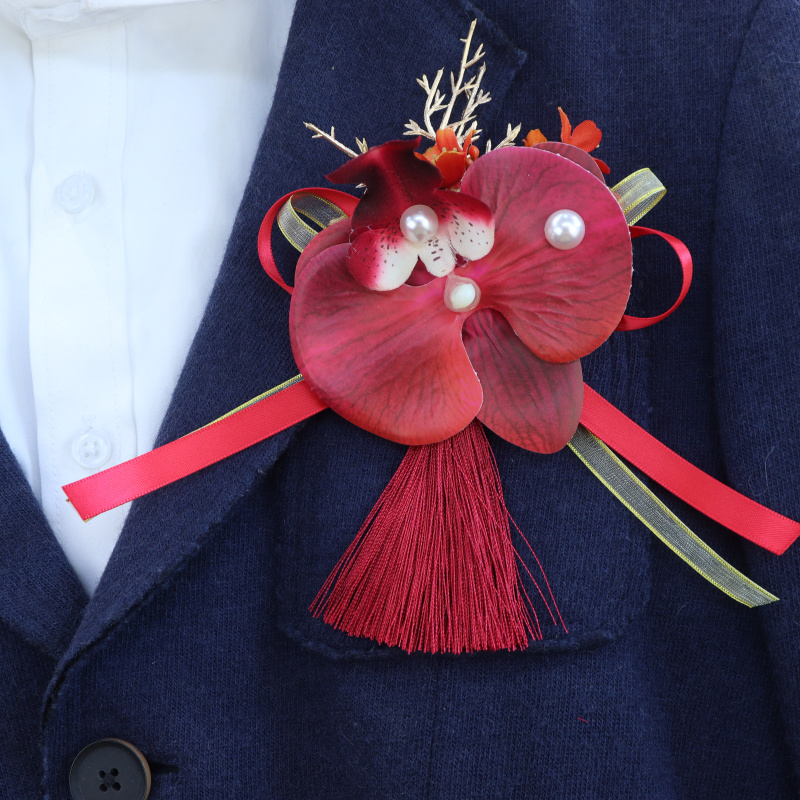 コサージュ 華やか祝福の花飾りセット