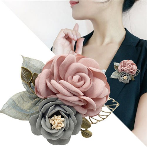 卒業式コサージュ上品花飾り女性用