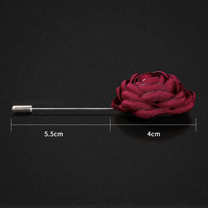 卒業式コサージュ 華やか薔薇モチーフ胸元装飾ピン