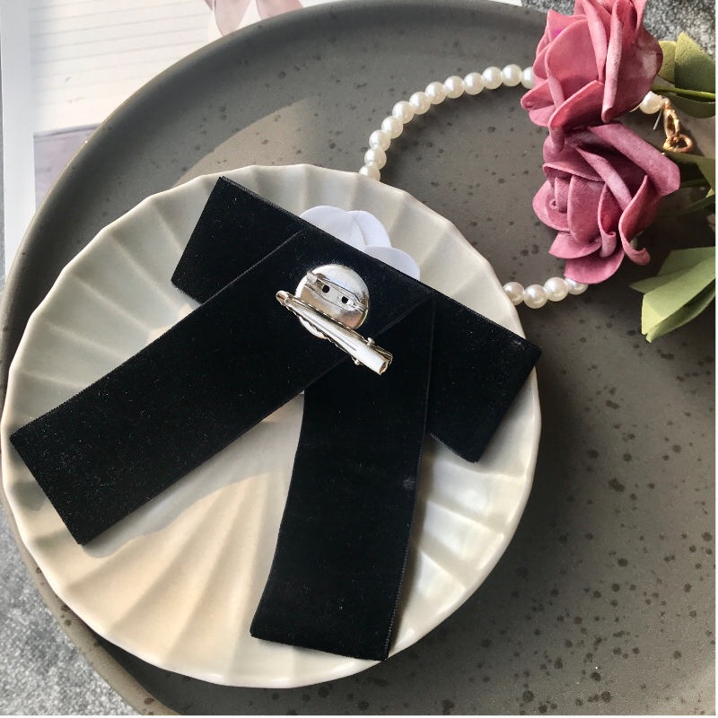 卒園式 コサージュ 上品な薔薇モチーフリボンコサージュ