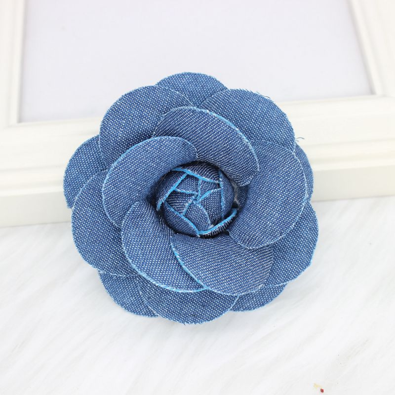 上品な花びら重ねツインフラワーコサージュ卒業式