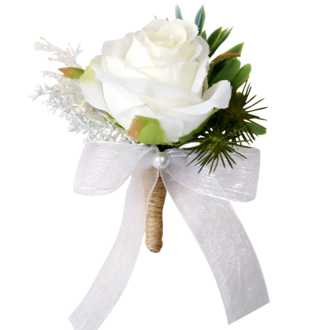 コサージュ 凛と咲く薔薇のしずく
