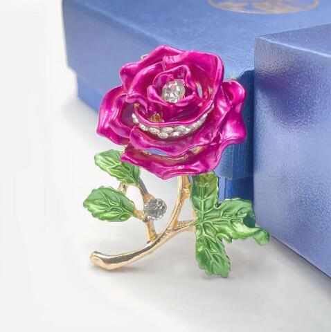 卒業式用レディース花飾りコサージュ薔薇ガーベラ