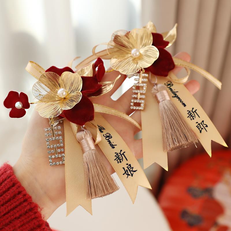 コサージュ 花嫁を彩る祝福のリボンコサージュ