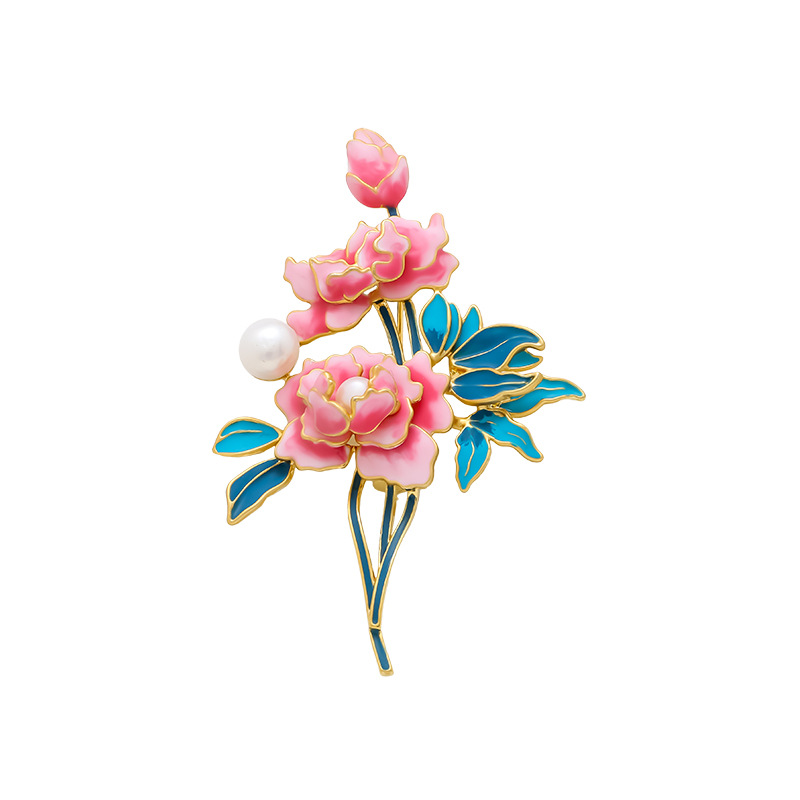 コサージュ 花束モチーフ 真珠添え コサージュ