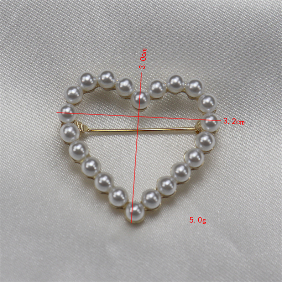 真珠ハート星型ブローチ 結婚式着物用 華やかコサージュ