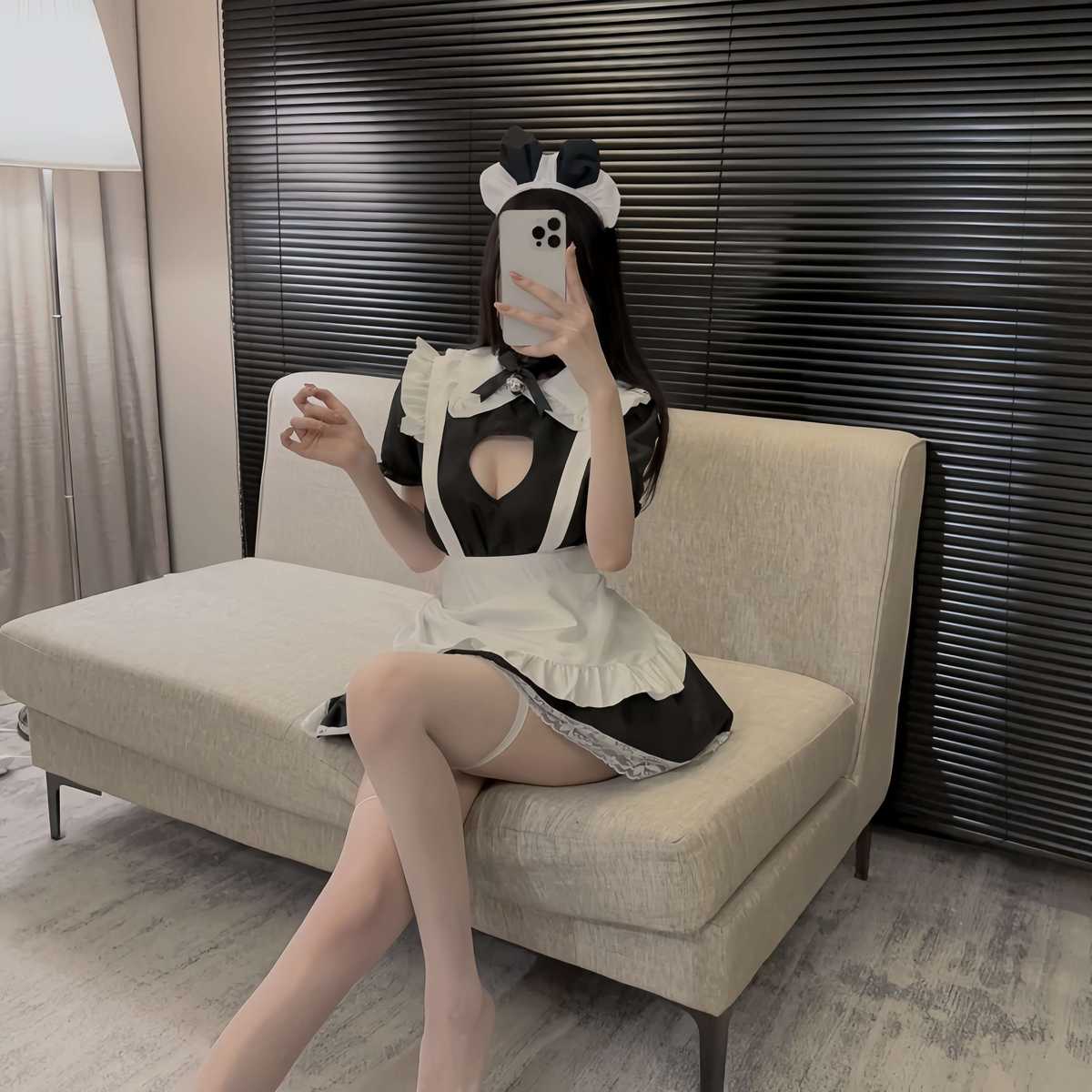 コスプレ  ウサギ耳メイド風コスチューム