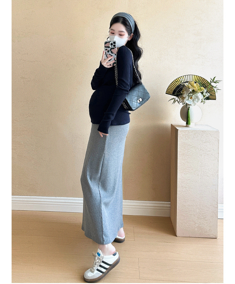 ニットワンピース 2点セット 重ね着風ワンピース