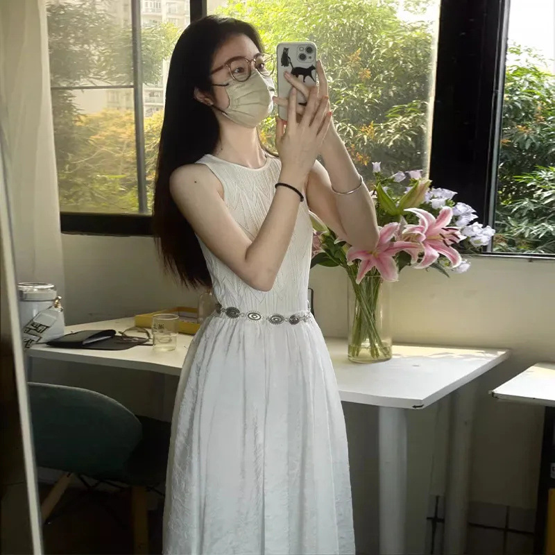 優美シルエットニットワンピース