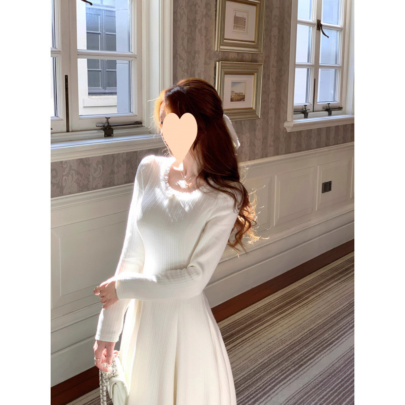 ふんわりプリンセスニットワンピース