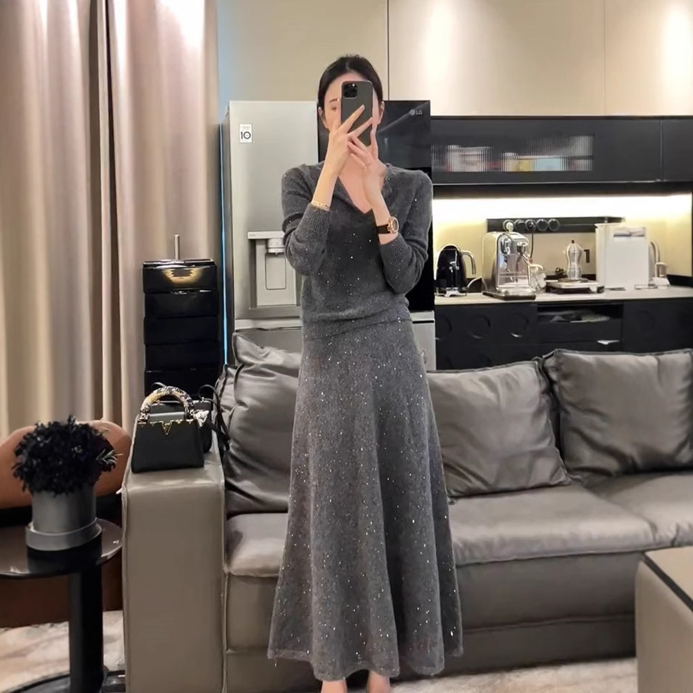 きらめき優美ニットワンピース