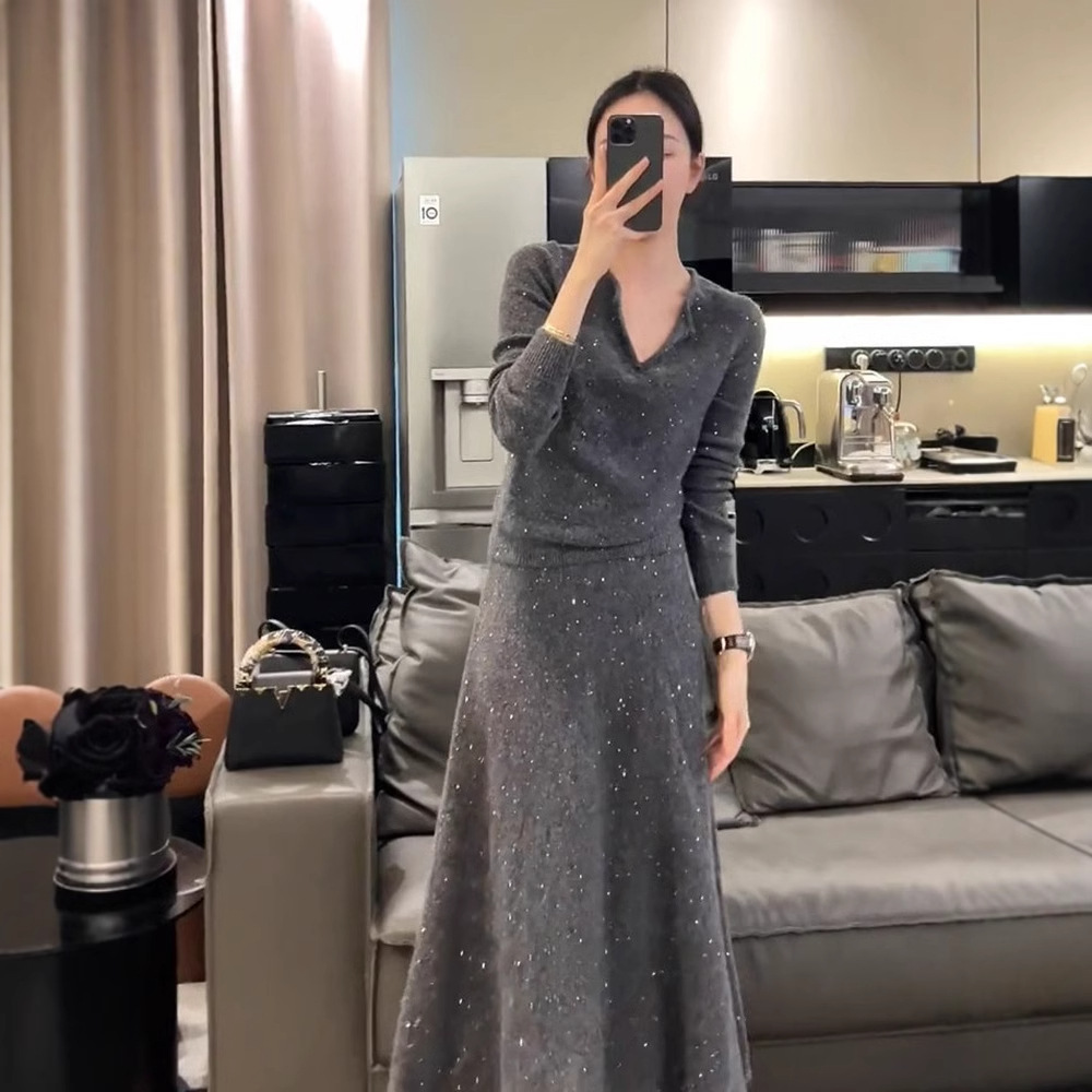 きらめき優美ニットワンピース
