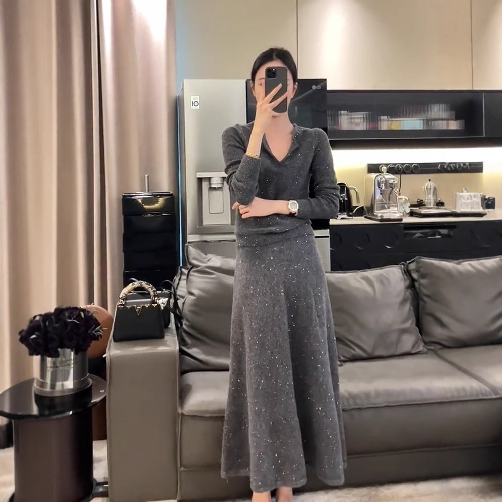 きらめき優美ニットワンピース