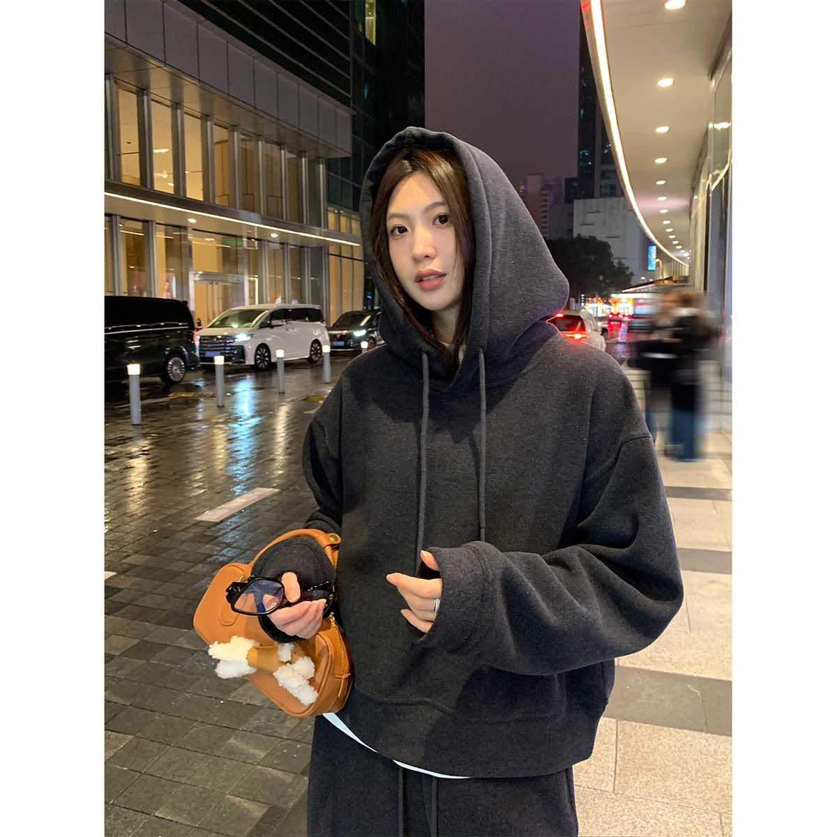 スウェット セットアップ オーバーサイズ ゆったりルーズスウェット