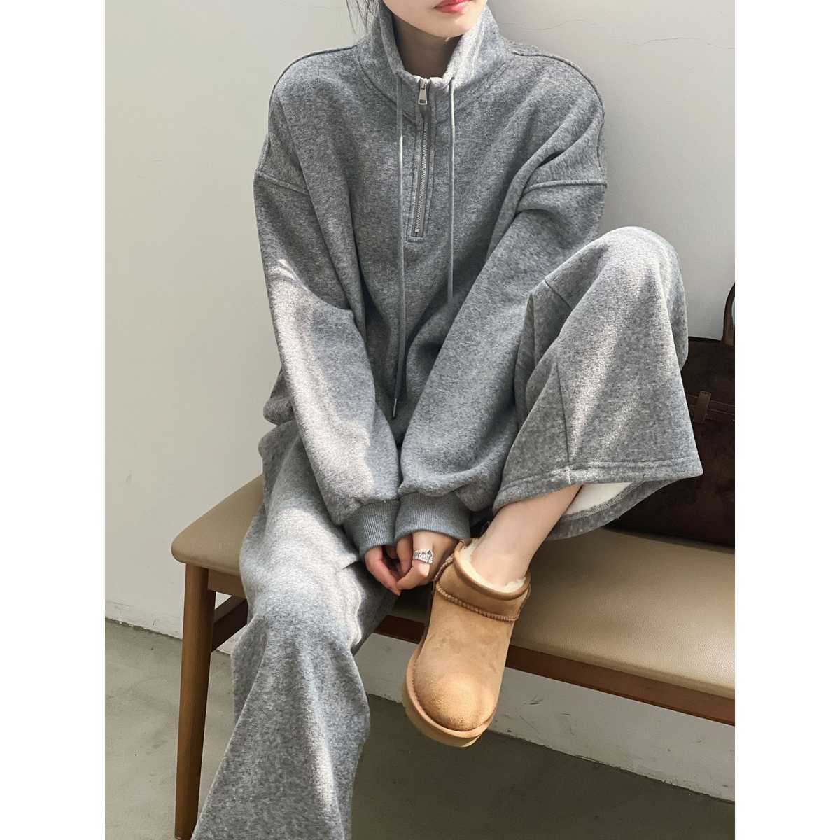 スウェット セットアップ ゆるふわあったかルームセットアップ