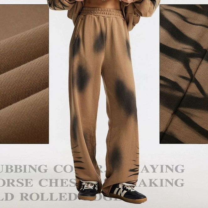 スウェット セットアップ 男女兼用 裏パイル ジップ パーカー ジョガー セットアップ 秋冬