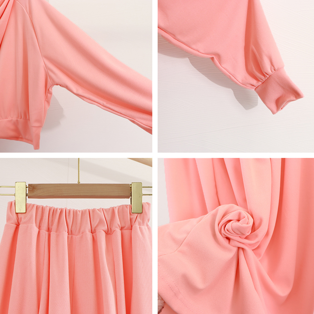 スウェット セットアップ フード付きスウェット ロングスカート セットアップ レディース