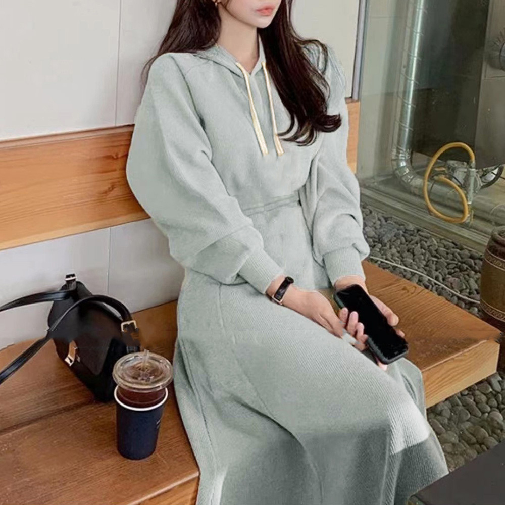 スウェット セットアップ フード付きスウェット ロングスカート セットアップ レディース