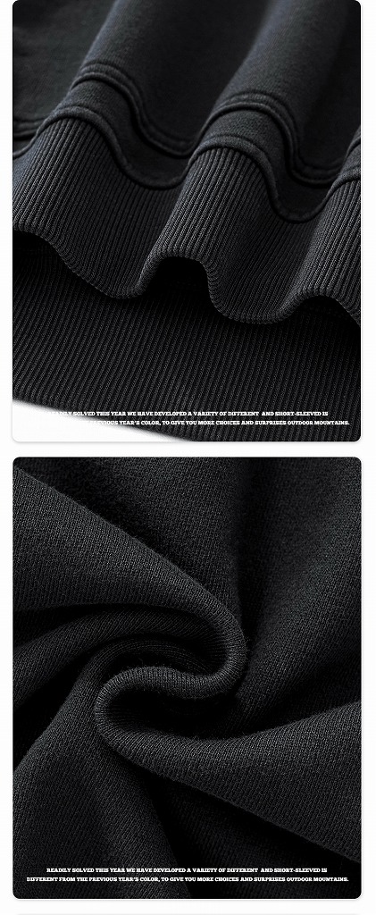 メンズ厚手水洗いヴィンテージスウェットグレー セットアップ上下組