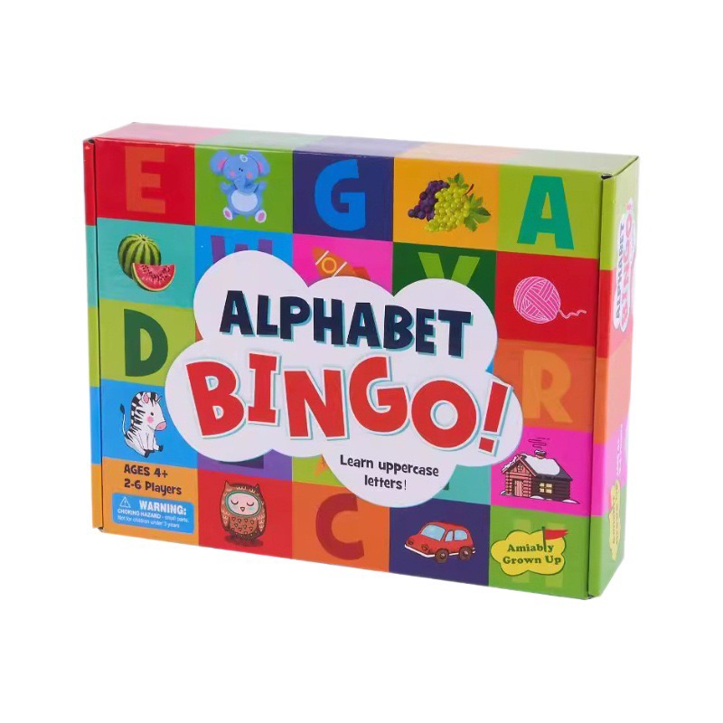 知育玩具 アルファベット文字遊びビンゴゲーム