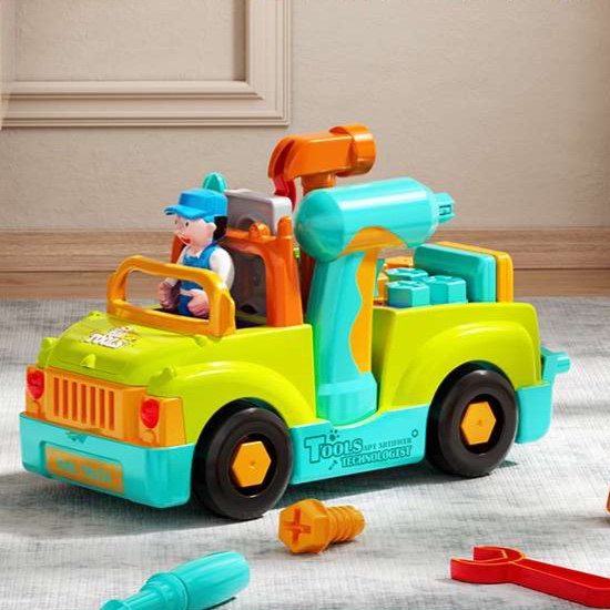知育玩具  子供用工具トラック遊び道具