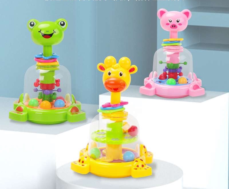 知育玩具 めくるめく動物タワー