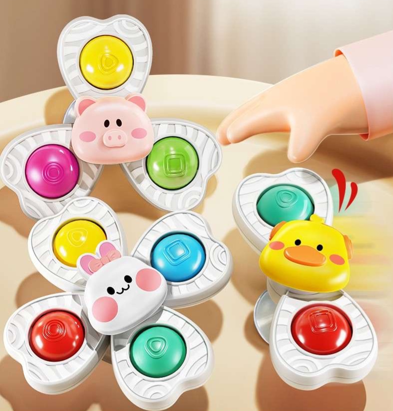 知育玩具 赤ちゃん喜ぶ！音楽回転ボールセット