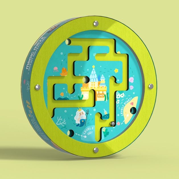知育玩具 立体迷路バランスゲーム