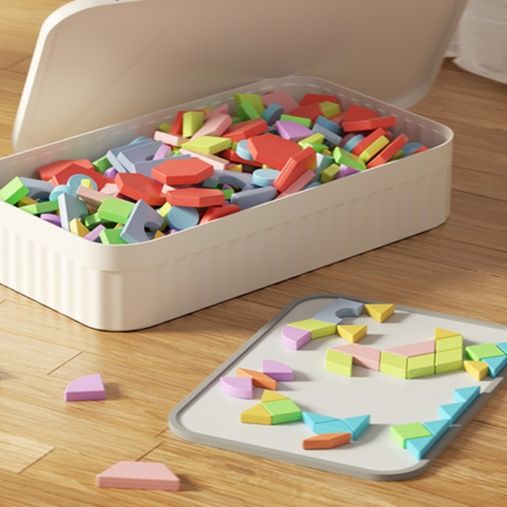 知育玩具 磁石図形パズルボード