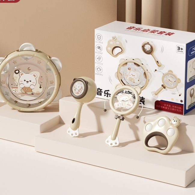 知育玩具 動物モチーフ歯がため楽器セット