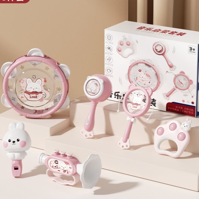 知育玩具 動物モチーフ歯がため楽器セット