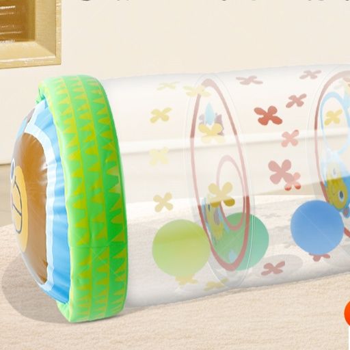 知育玩具 赤ちゃん用転がしロール筒